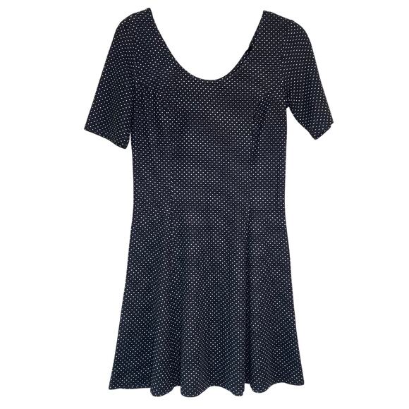 Paris Atelier & Other Stories Black Polka Dot Skater Dress 6 - Picture 1 of 10